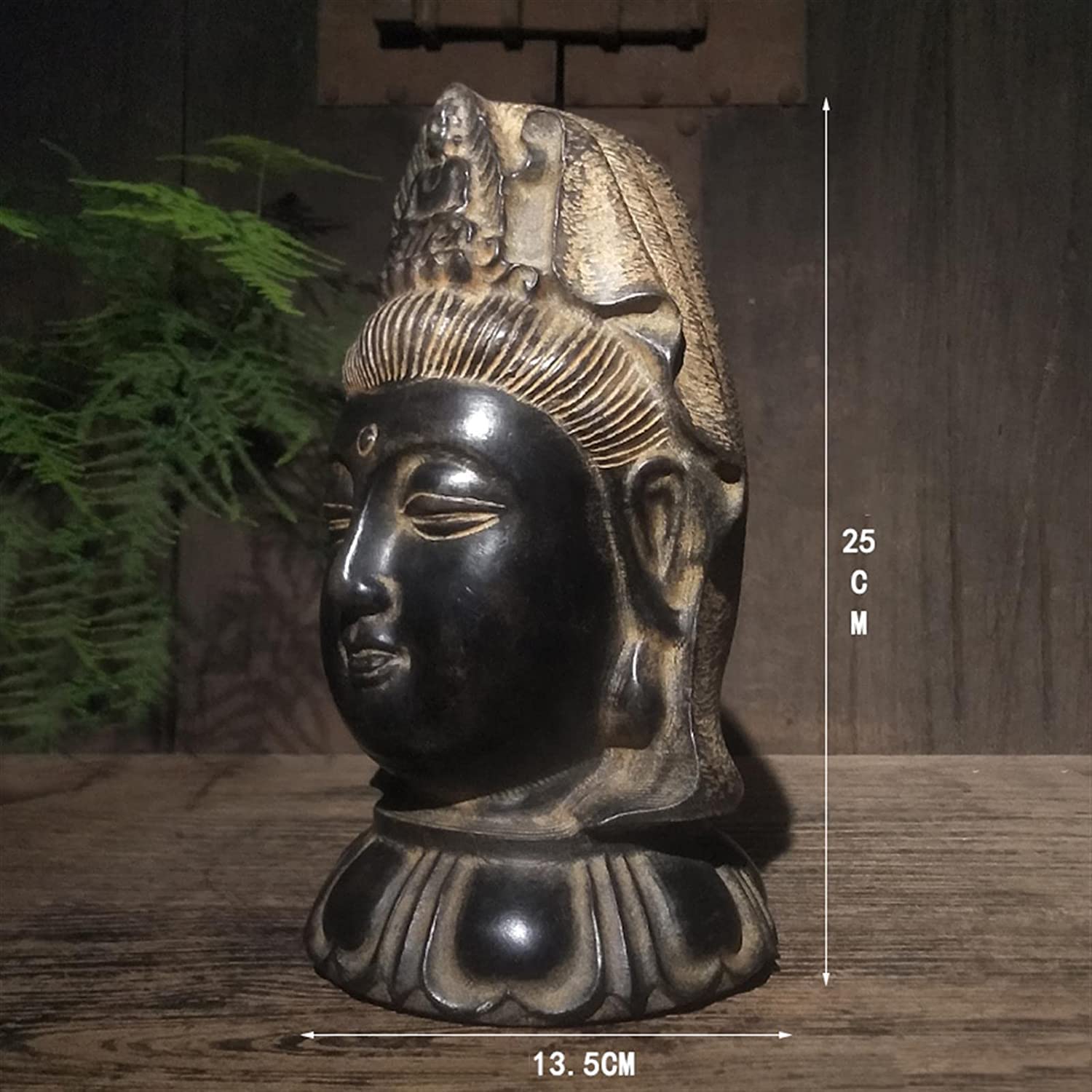 Amazon.co.jp: 仏像、仏像装飾、仏頭像仏胸彫刻石彫刻アンティーク手